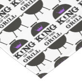 Koning van de Grill, zwarte Paarse kroon Korte Tafelloper (Hoek)