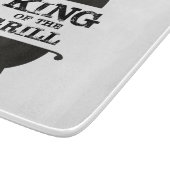 Koning van de Grill, zwarte Paarse kroon Snijplank (Hoek)