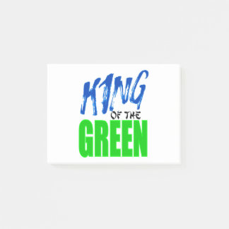 koning van de groene donkergroene post-it® notes