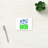 koning van de groene donkergroene post-it® notes (Kantoor)