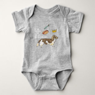 koning van de grote broer van dachshunds romper