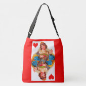 Koning van de Harten Koningin van het Geest Crossbody Tas (Achterkant)