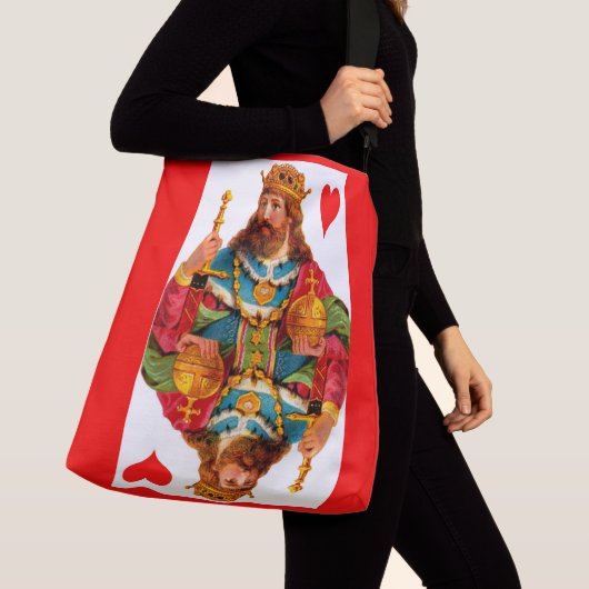 Koning van de Harten Koningin van het Geest Crossbody Tas (Dichtbij)