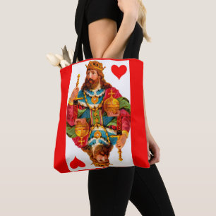 Koning van de Harten Koningin van het Geest Tote Bag