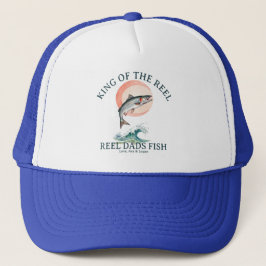Koning van de haspel Custom Trucker Hoed Pet