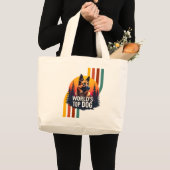 Koning van de honden grote tote bag (Voorkant (product))