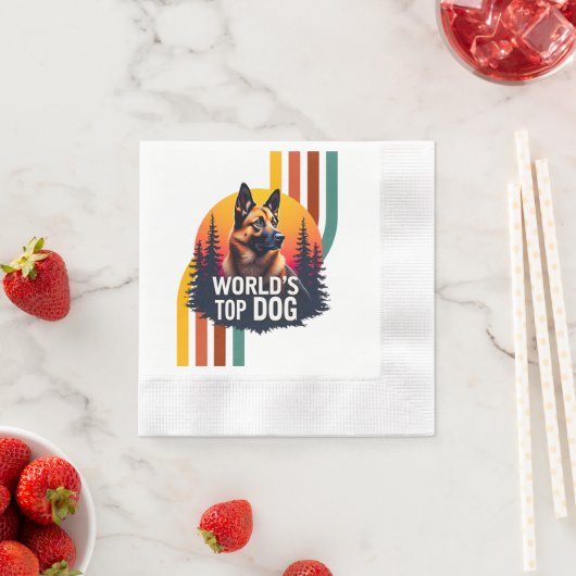 Koning van de honden servet (Insitu)