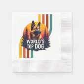 Koning van de honden servet (Voorkant)