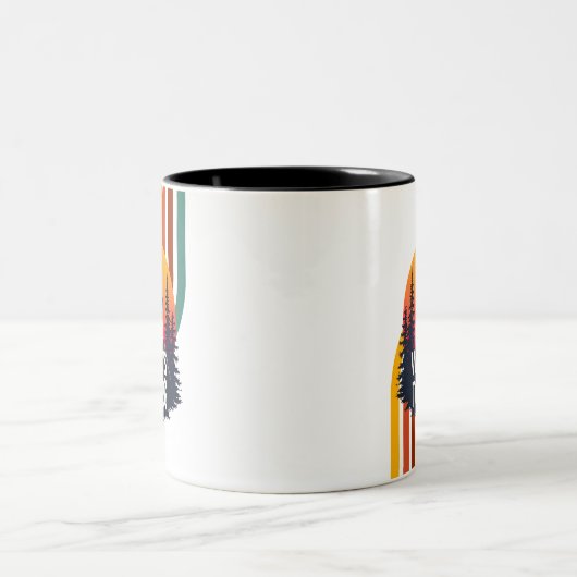 Koning van de honden tweekleurige koffiemok (Center)