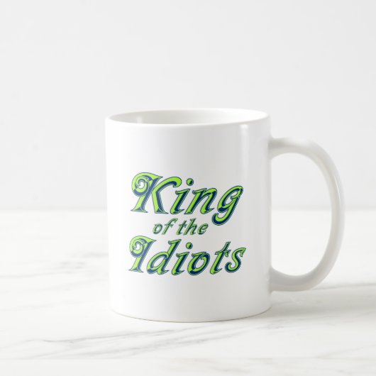 Koning van de Idioten Koffiemok (Rechts)