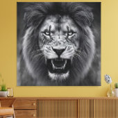Koning van de Jungle Canvas Afdruk (Insitu (Woonkamer))