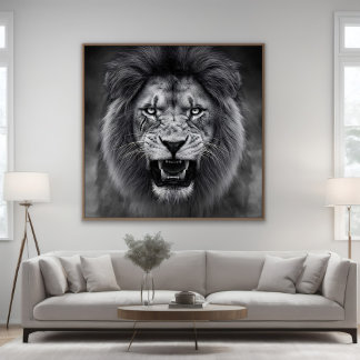 Koning van de Jungle Canvas Afdruk