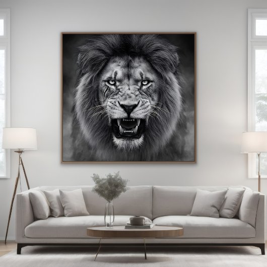 Koning van de Jungle Canvas Afdruk