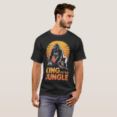 Koning van de Jungle - Gorilla T-shirt (Voorkant volledig)