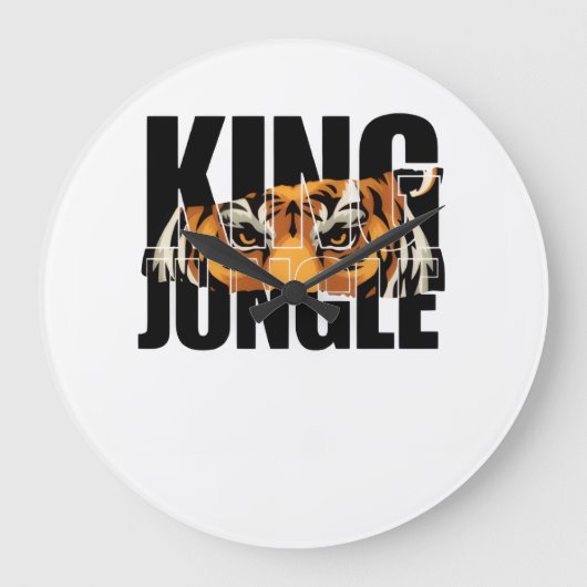 Koning van de Jungle Grote Klok (Voorkant)