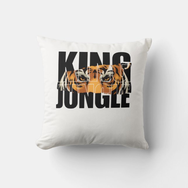 Koning van de Jungle Kussen (Voorkant)