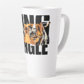 Koning van de Jungle Latte Mok (Rechterhoek)