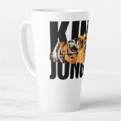 Koning van de Jungle Latte Mok (Linkerhoek)