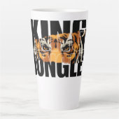 Koning van de Jungle Latte Mok (Voorkant)
