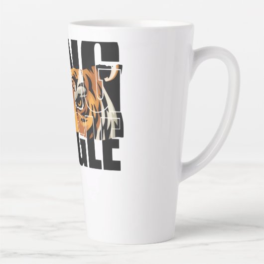 Koning van de Jungle Latte Mok (Rechts)