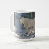 Koning van de jungle 'Leeuw' Koffiemok (Voorkant links)