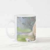Koning van de jungle 'Leeuw' Matglas Koffiemok (Links)