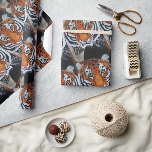 Koning van de Jungle Schilderij van Alfred Fox Cadeaupapier (Crafts)