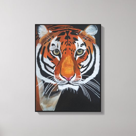 Koning van de Jungle Schilderij van Alfred Fox Canvas Afdruk (Voorkant)