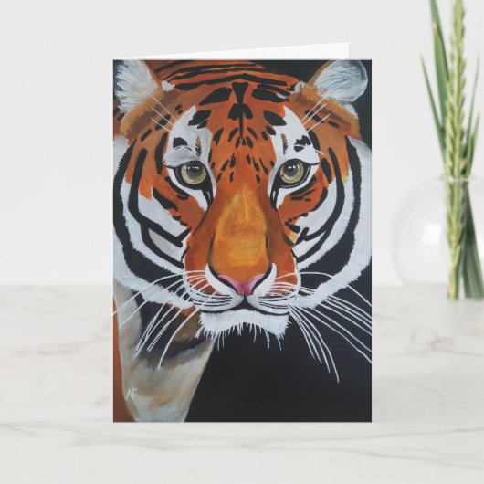 Koning van de Jungle Schilderij van Alfred Fox Kaart (Voorkant)