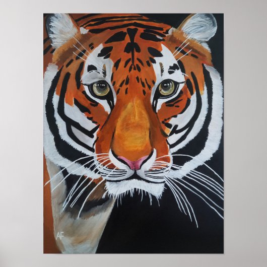 Koning van de Jungle Schilderij van Alfred Fox Poster (Voorkant)