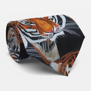 Koning van de Jungle Schilderij van Alfred Fox Stropdas