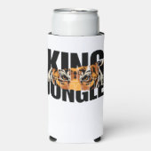 Koning van de Jungle Seltzer Blikjeskoeler (Seltzer Voorkant)