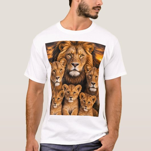 Koning van de jungle t-shirt (Voorkant)