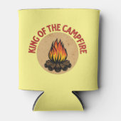 Koning van de kampvuur blikjeskoeler (Voorkant)