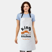 Koning van de keuken cadeau voor mannen, vaders schort (Gedragen)