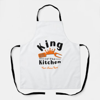 Koning van de keuken cadeau voor mannen, vaders schort