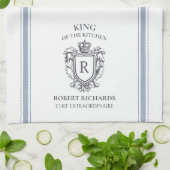 Koning van de keuken Cook Chef Custom Handdoek Pri (Gevouwen)
