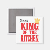 Koning van de Keuken Magneet (Voorkant / Achterkant)