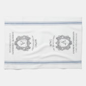 Koning van de keuken Monogram gepersonaliseerde ha Theedoek (Horizontaal)