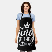 koning van de keuken schort (Gedragen)