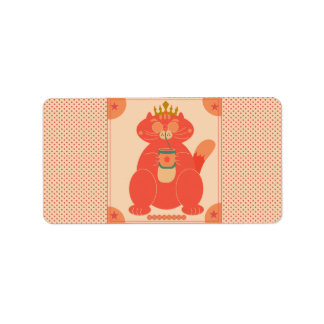 Koning van de koelte etiket