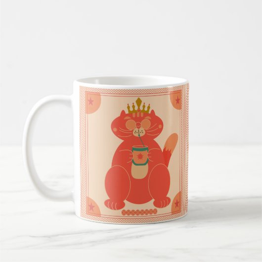 Koning van de koelte koffiemok (Links)