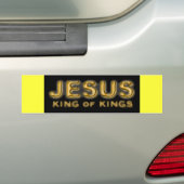 koning van de koningen JESUS-bumpersticker Bumpersticker (Op auto)