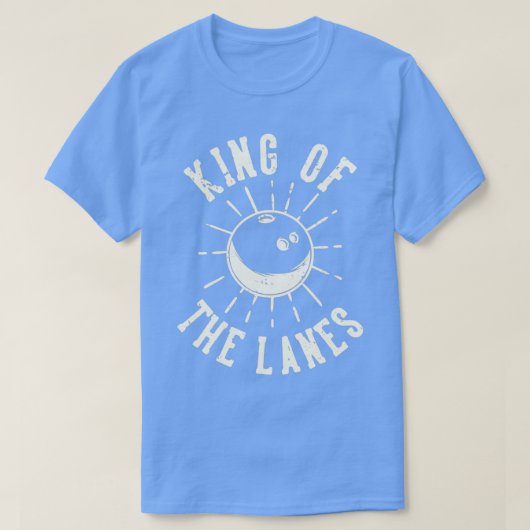 Koning van de Lanes Bowling Splendid T T-shirt (Design voorkant)