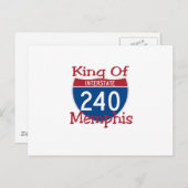 koning van de memphis briefkaart (Voorkant / Achterkant)