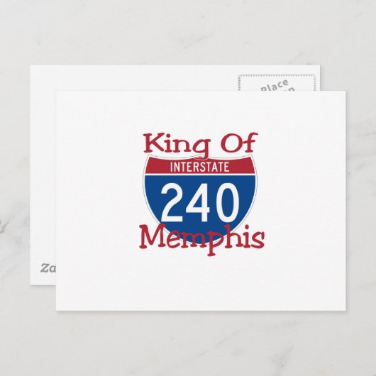 koning van de memphis briefkaart (Voorkant / Achterkant)