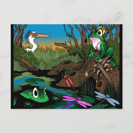 Koning van de moeras briefkaart (Voorkant)