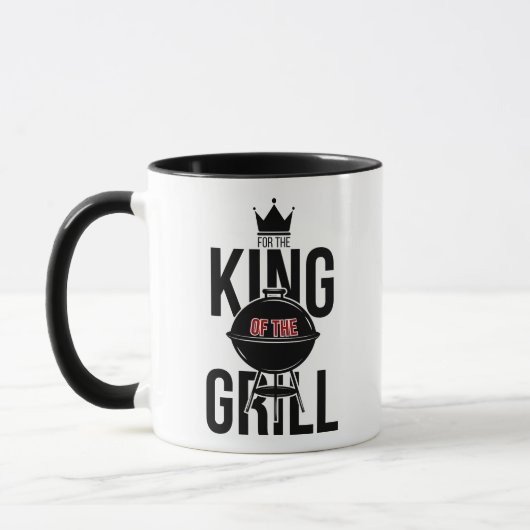Koning van de Mok van de grill Vaderdag Coffee (Links)