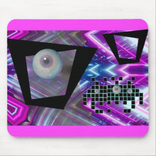 Koning van de Nieuwe Vaporwave Invasie Muismat