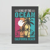 Koning van de oceaan kaart (Staand voorkant)